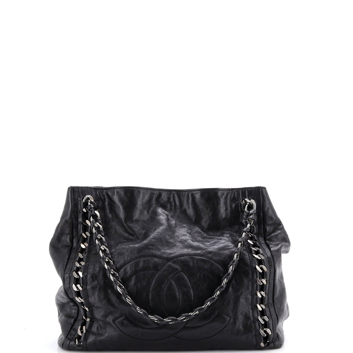 Chanel CHANEL Modern Chain Tote Caviar North South