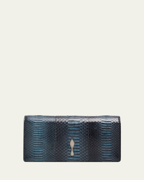 Bettina Clutch Bag in Watersnake Leather