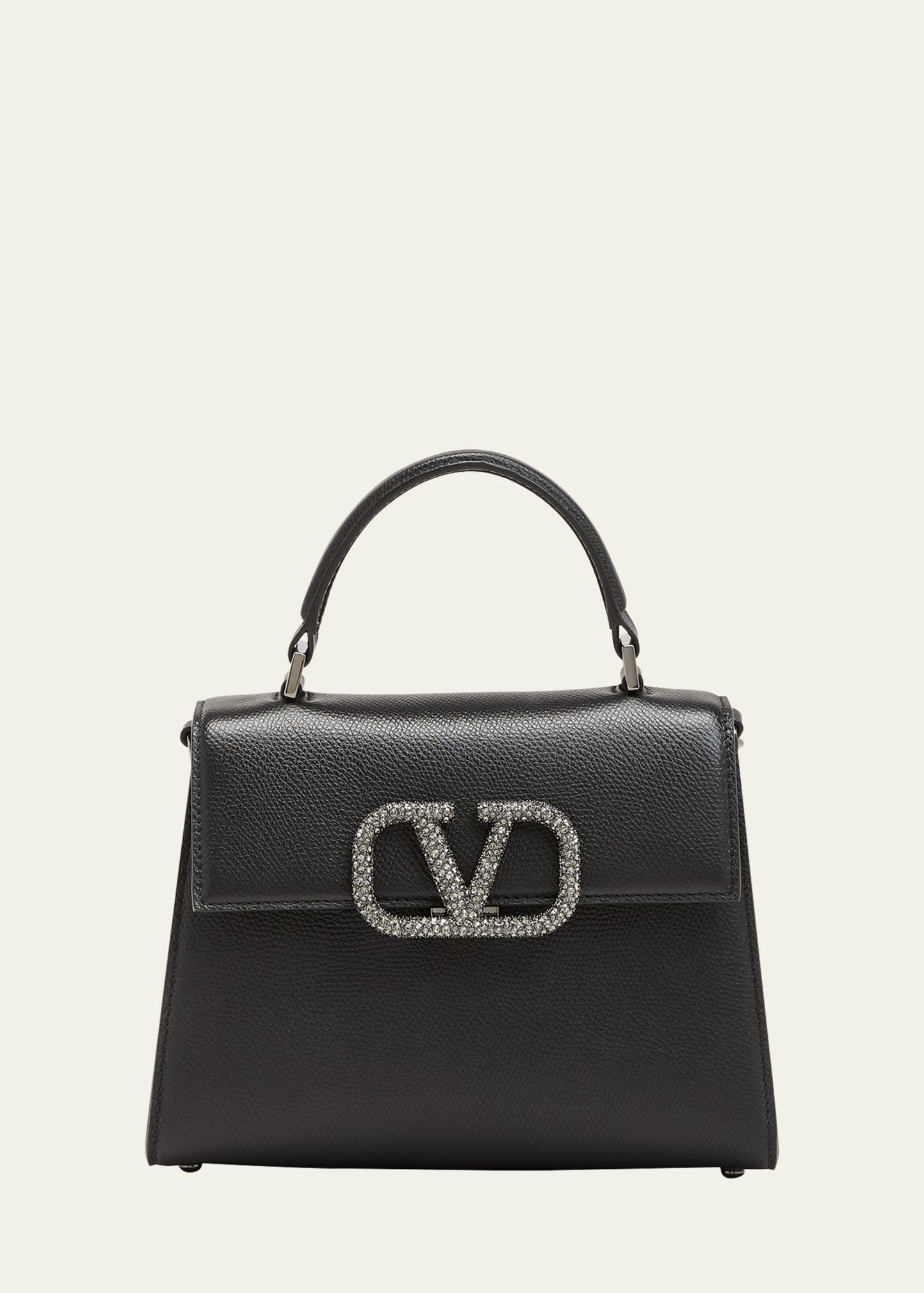 Valentino Petit sac à main en cuir avec poignée supérieure VSLING