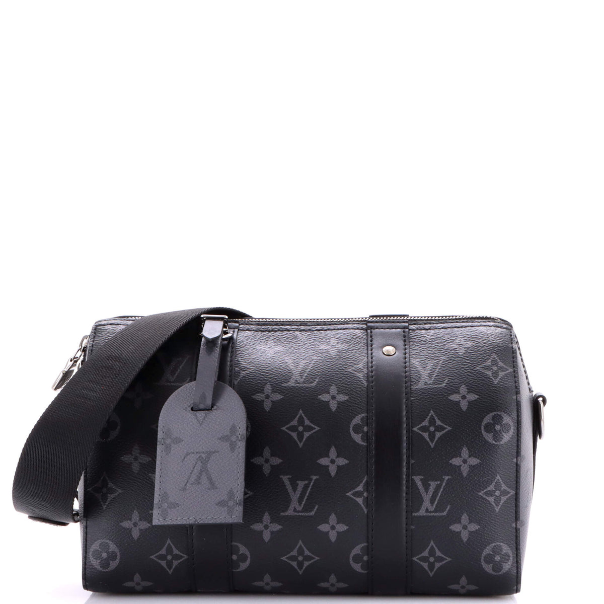 Louis Vuitton City Keepall Bag Reverse Monogram Eclipse Canvas