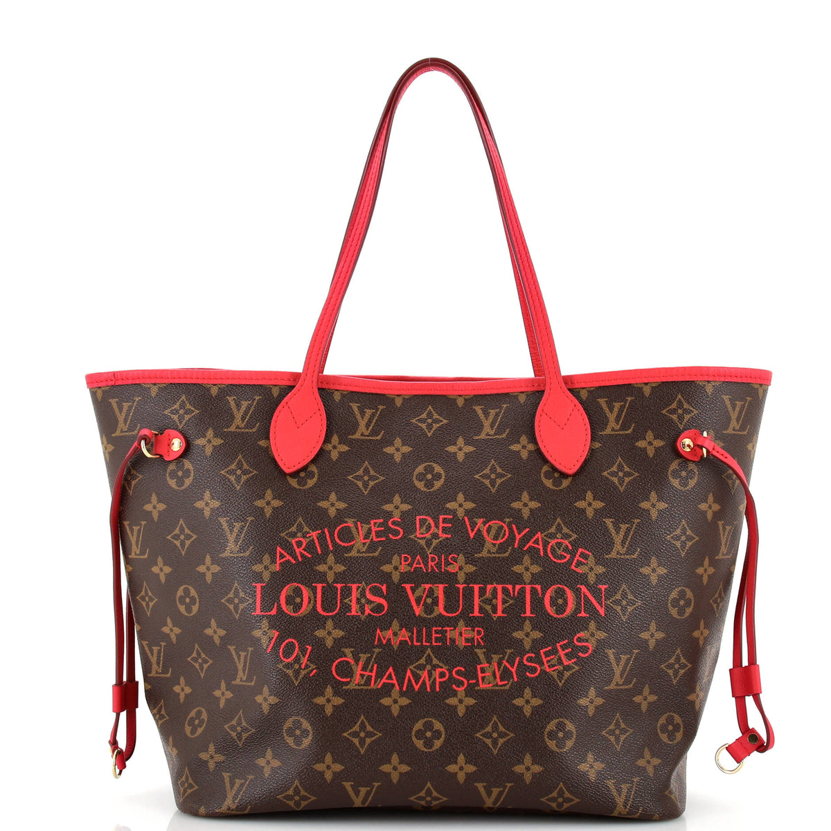 Louis Vuitton Neverfull Tote Limited Edition Ikat Monogram Canvas MM