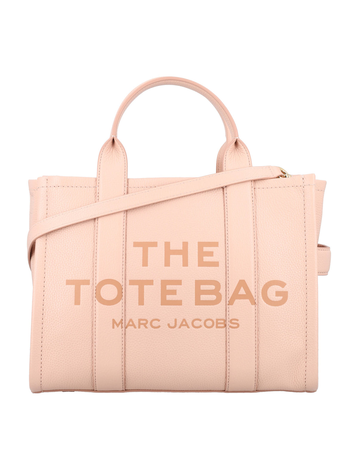 Marc Jacobs Women's The Leather Medium Tote Bag in Rose | 24AH004L01PF21 Color 624