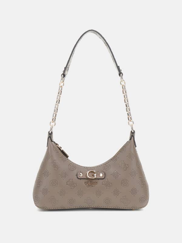 Guess Gerty 4G Peony Logo Shoulder Bag
