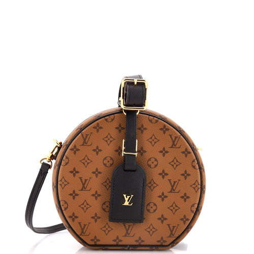 Petite Boite Chapeau Bag Reverse Monogram Canvas