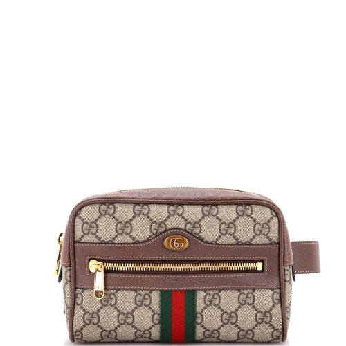 GUCCI Ophidia Belt Bag GG Coated Canvas Small