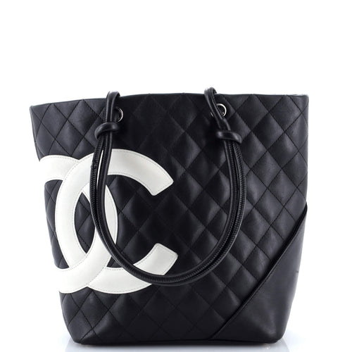 CHANEL Cambon Tote Quilted Leather Medium