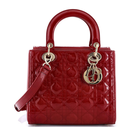 Lady Dior NM Bag Cannage Quilt Patent Medium