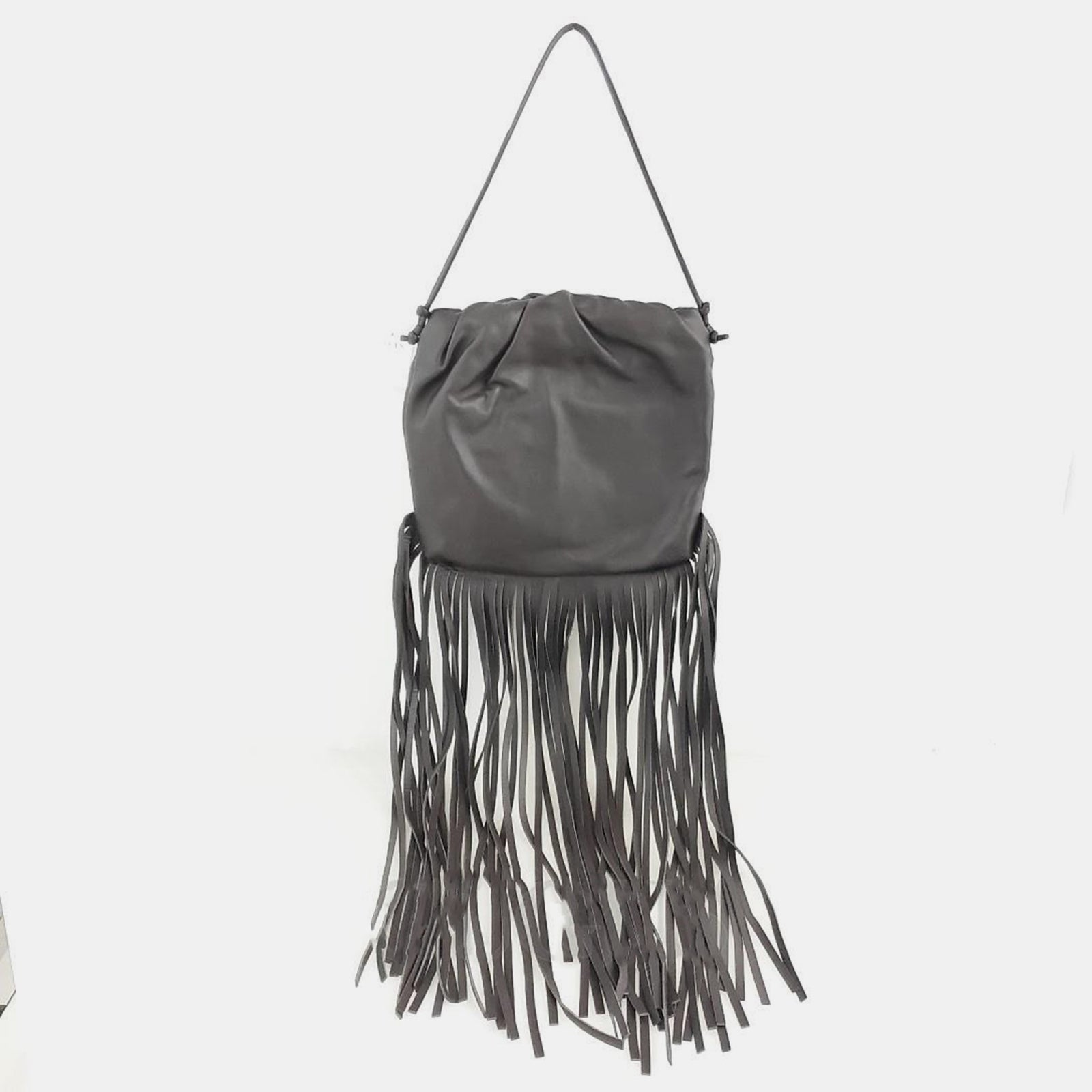 Bottega Veneta Brown Leather Fringe Shoulder Bag