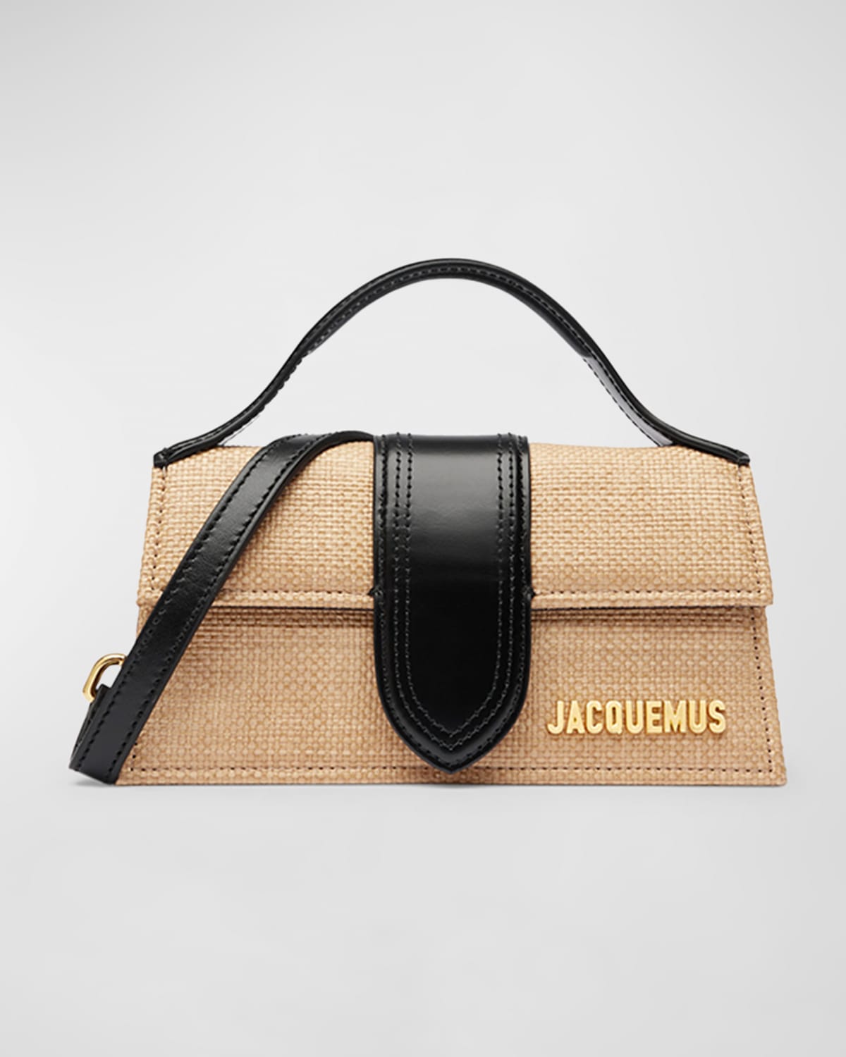 Jacquemus Le Bambino Woven Top-Handle Bag
