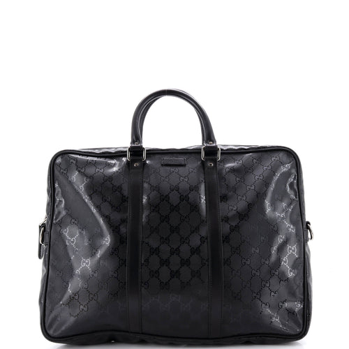 GUCCI Convertible Briefcase GG Imprime Large