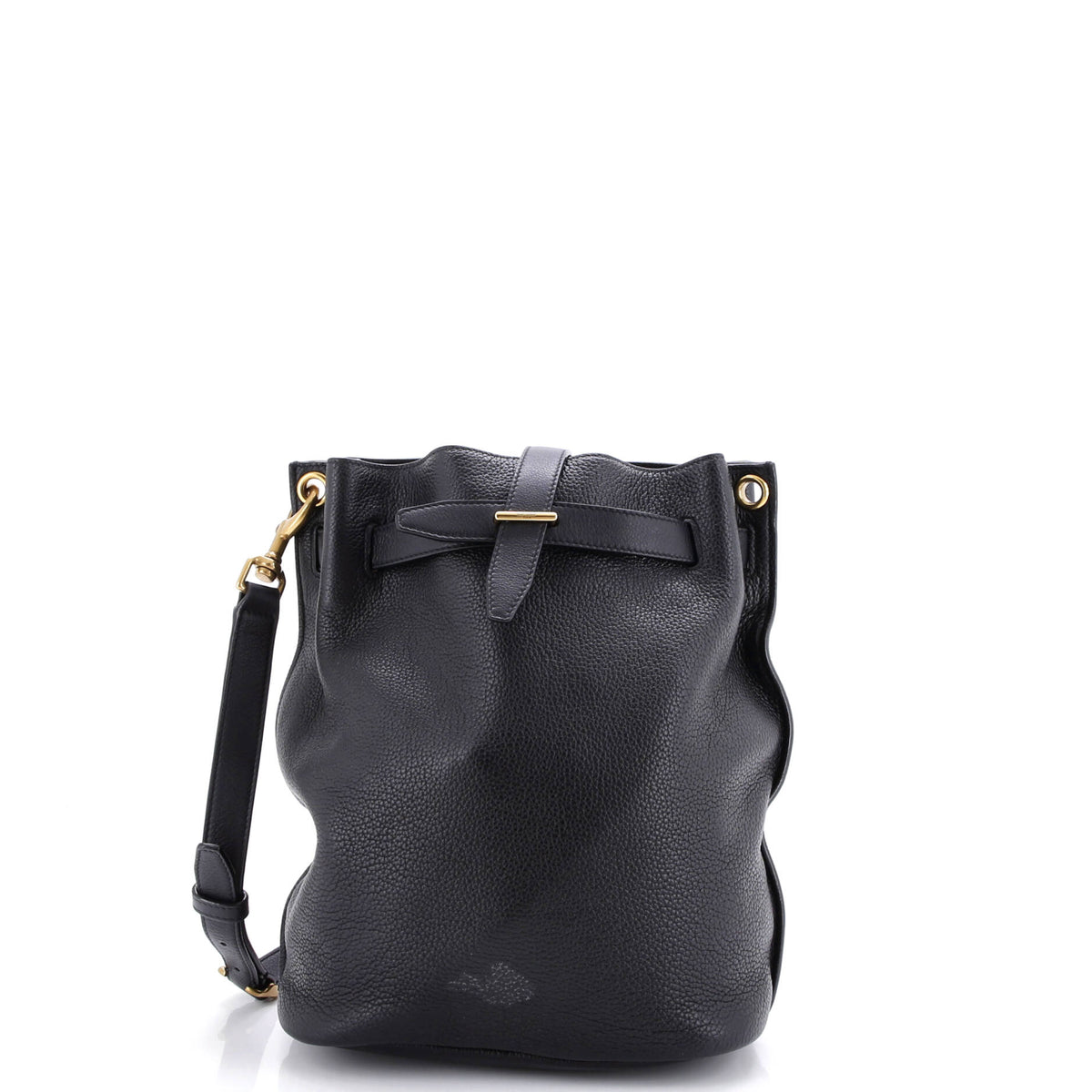 Saint Laurent Boucle Bucket Bag Leather