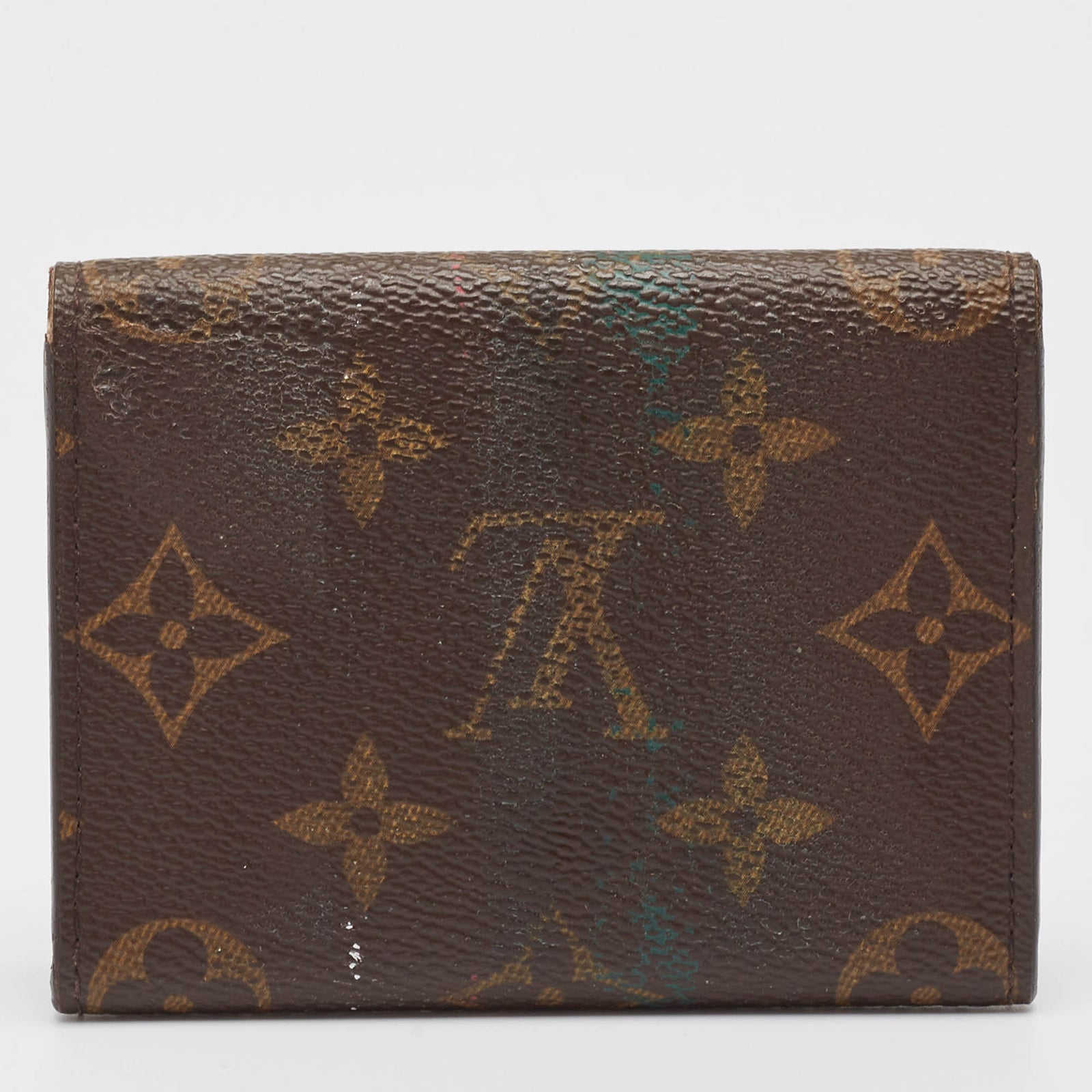 Louis Vuitton Enveloppe en toile monogram carte de visite