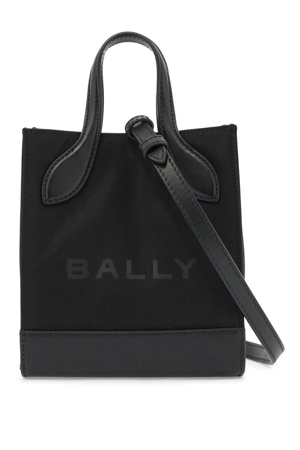 Bally Women's Mini Canvas Bar Bag For 8 in Black | WAM03ENY284