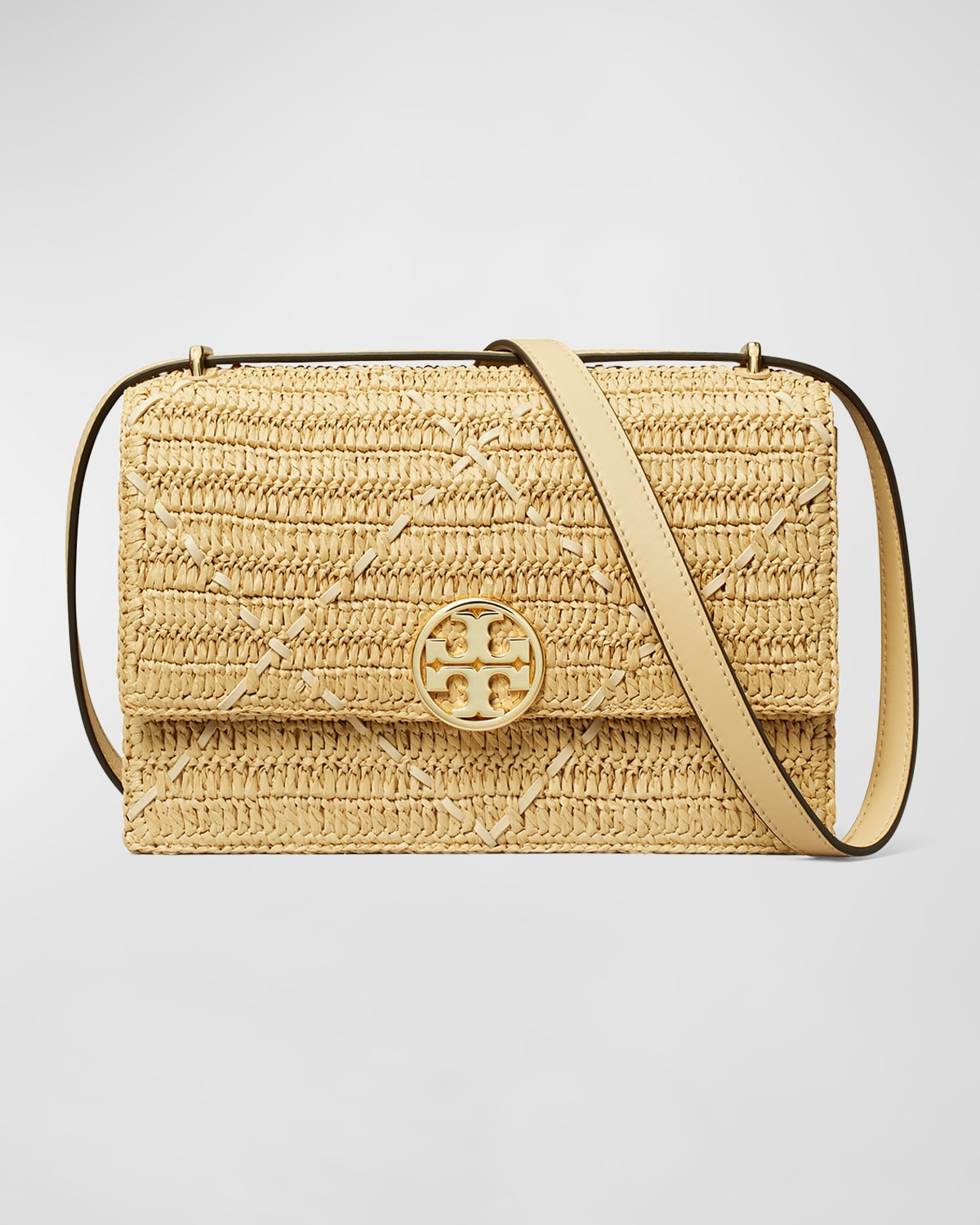 Tory Burch Miller Raffia Shoulder Bag