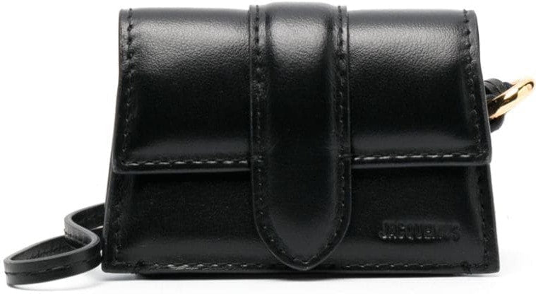 Jacquemus Women's Le Porte Bambino Phone Case in Black | Size UNI | 233SL1173000BLACK