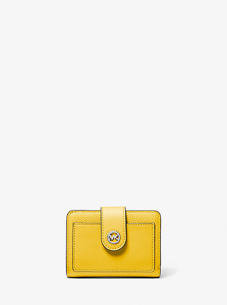 Michael Kors MK Mercer Small Leather Wallet - Yellow - Michael Kors