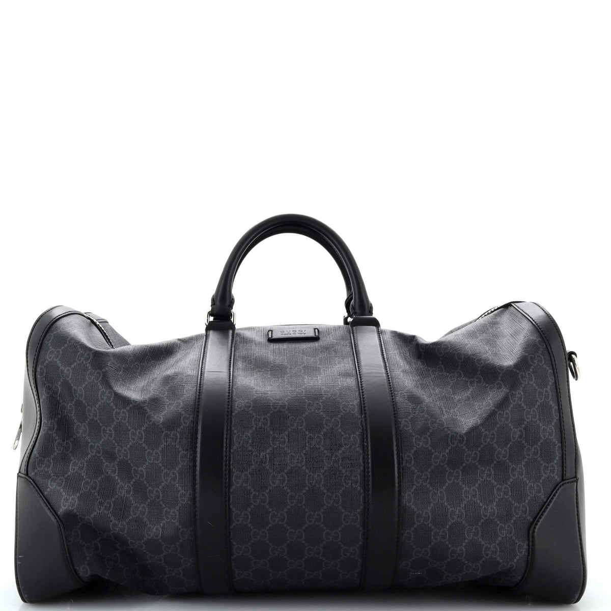 Gucci GUCCI Convertible Duffle Bag GG Coated Canvas Large