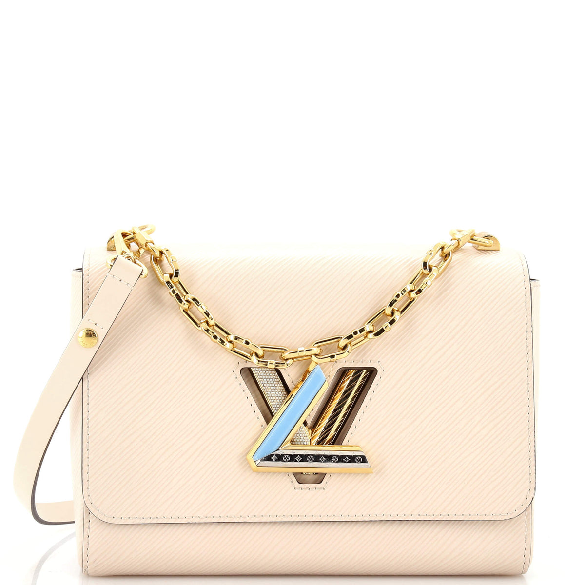 Louis Vuitton Twist Convertible Handbag Epi Leather with Crystals MM