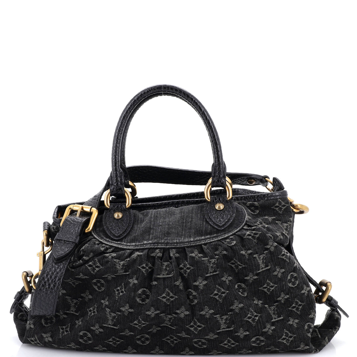 Louis Vuitton Neo Cabby Handbag Denim MM