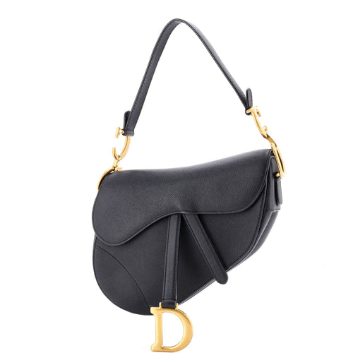 Saddle Handbag Leather Medium