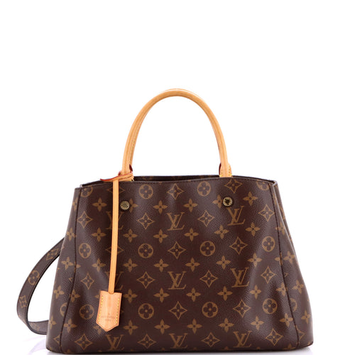 Montaigne Handbag Monogram Canvas MM