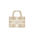 Women's Book Tote Micro Bag in Naturel Mu | S5475ZJAT