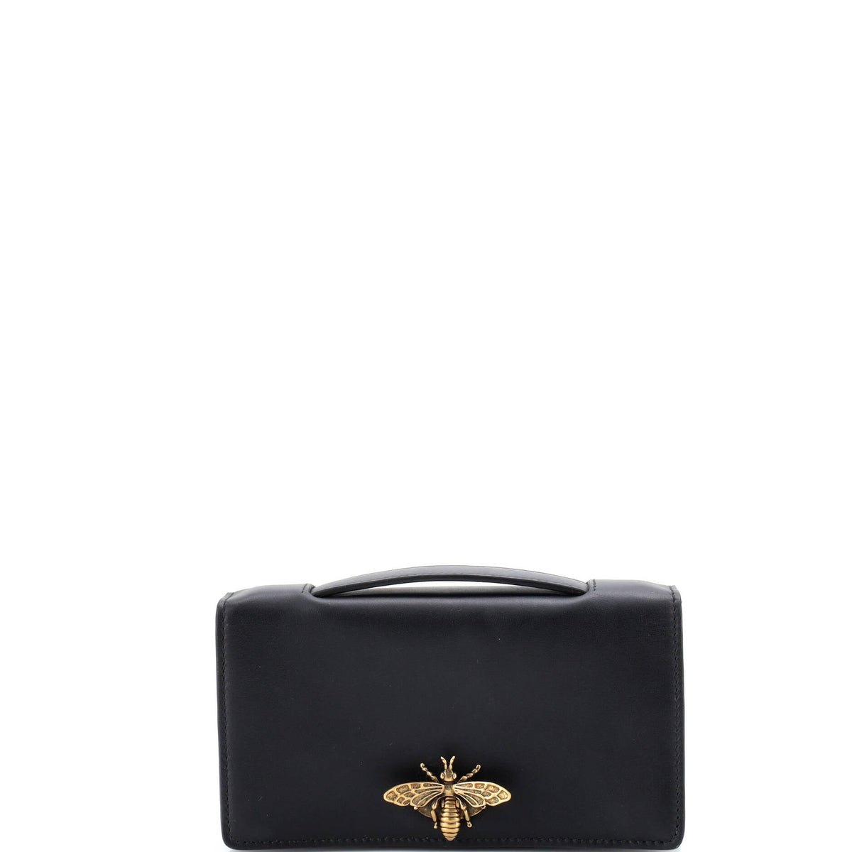 Christian Dior Bee Clutch Leather