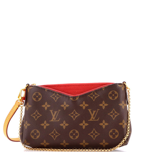 Pallas Clutch Monogram Canvas with Leather