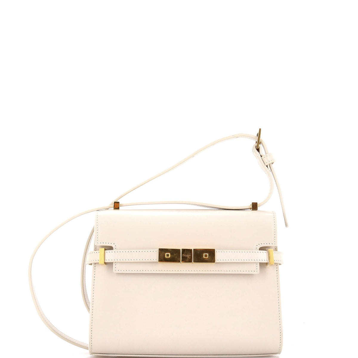 Saint Laurent Manhattan Shoulder Bag Leather Mini