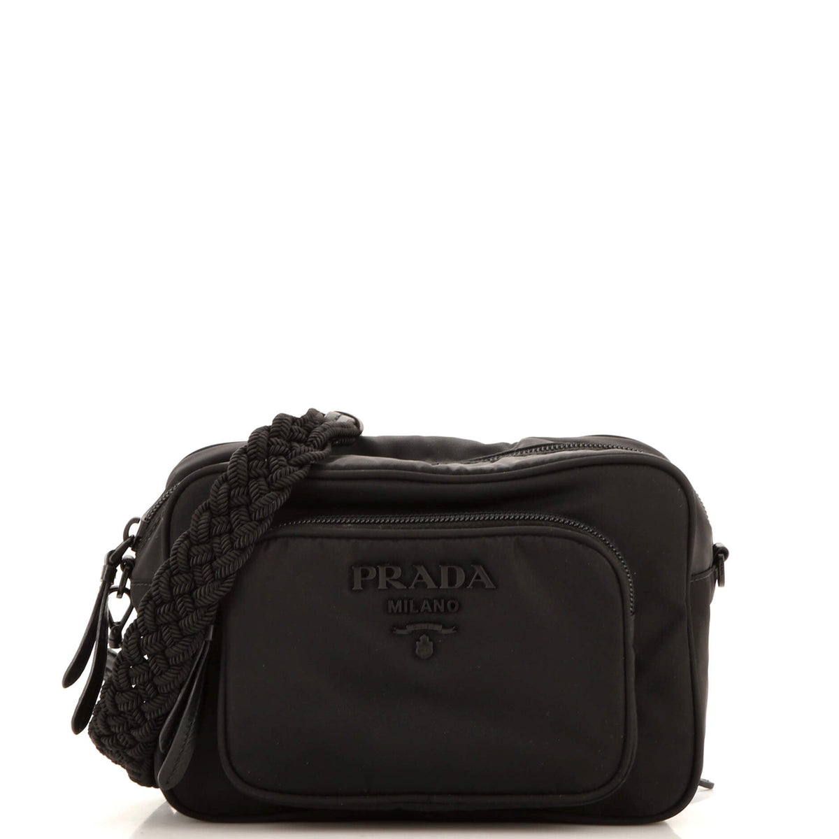 Prada PRADA Monochrome Front Pocket Camera Bag Tessuto