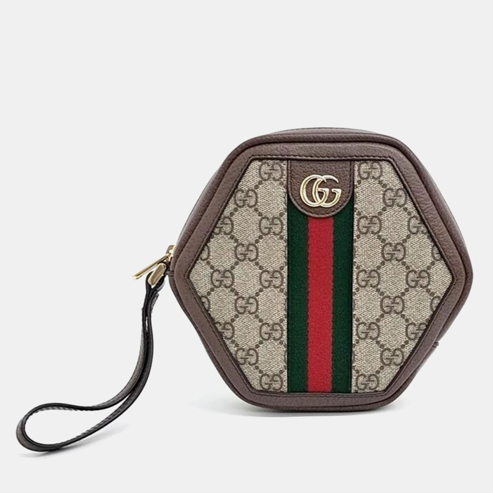 Gucci Multicolor Canvas Ophidia GG Supreme Pouch Bag