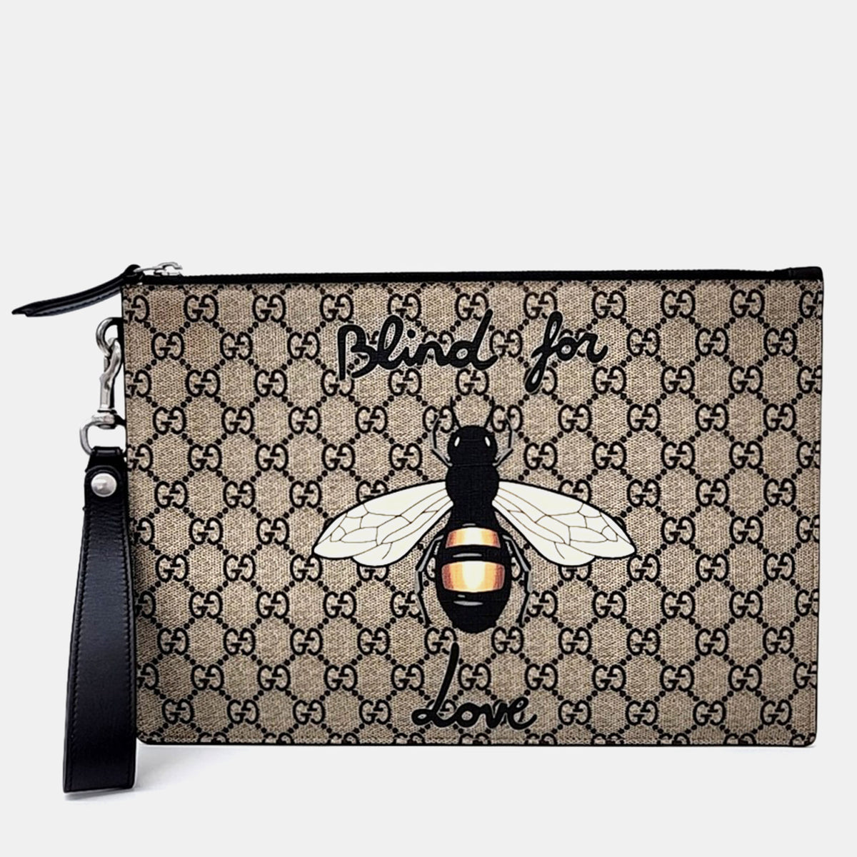 Gucci GG Supreme Clutch Bag
