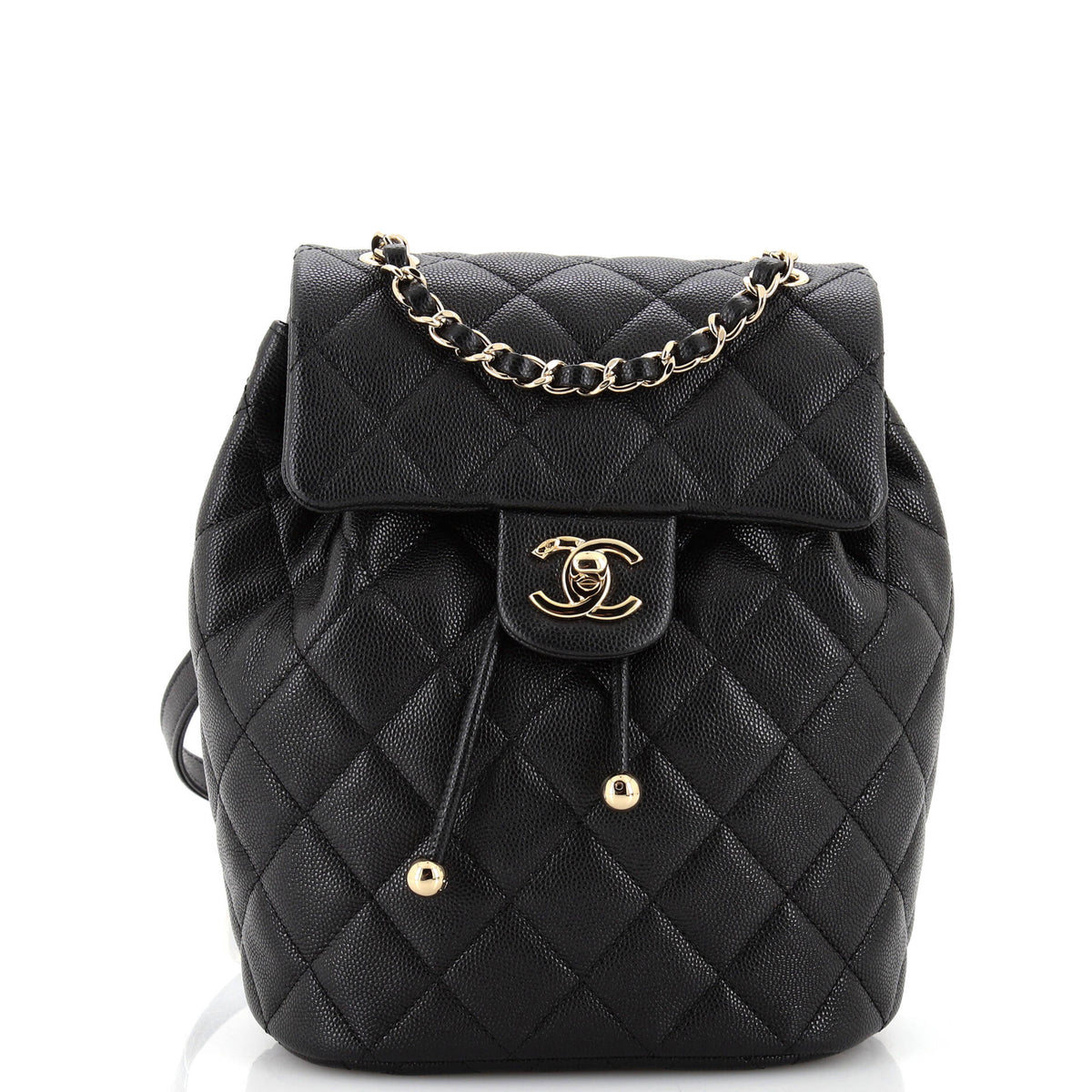 Chanel CHANEL Urban Spirit NM Backpack Quilted Caviar Mini
