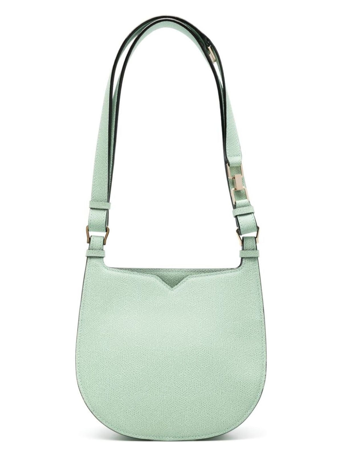 Valextra Women's Small Leather Hobo Bag in Clear Blue | Size UNI | WBHB0050028LOC99VA