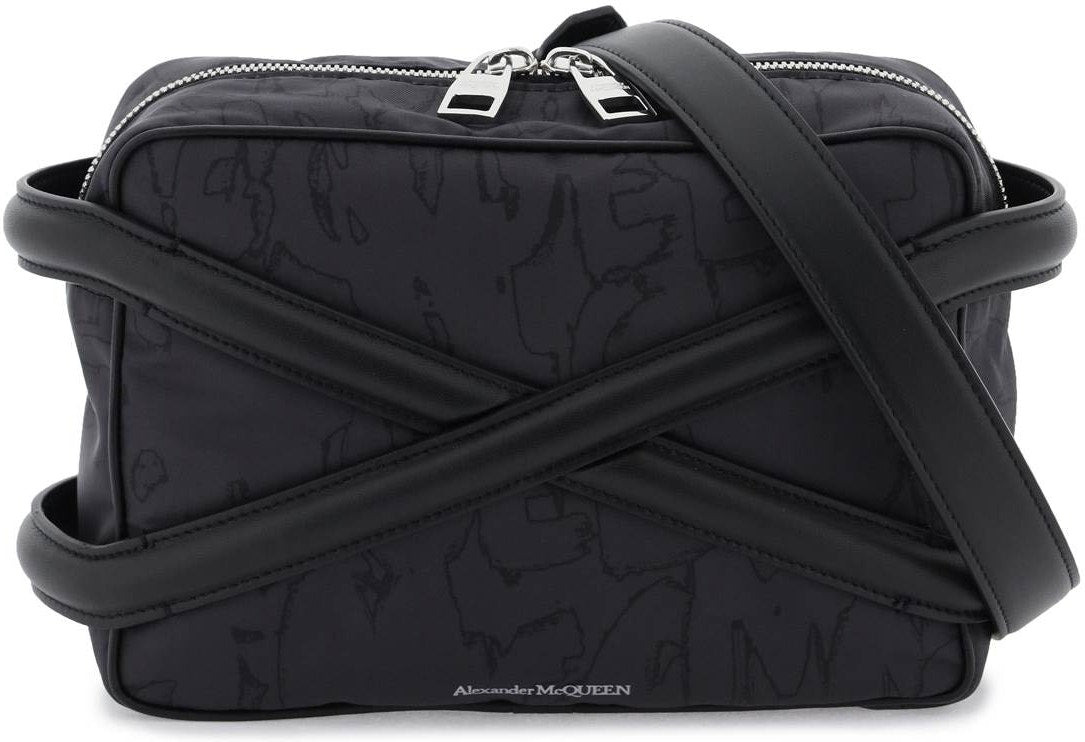 Alexander Mcqueen Men's Harness Camera Bag in Black | 7262921AAQ0