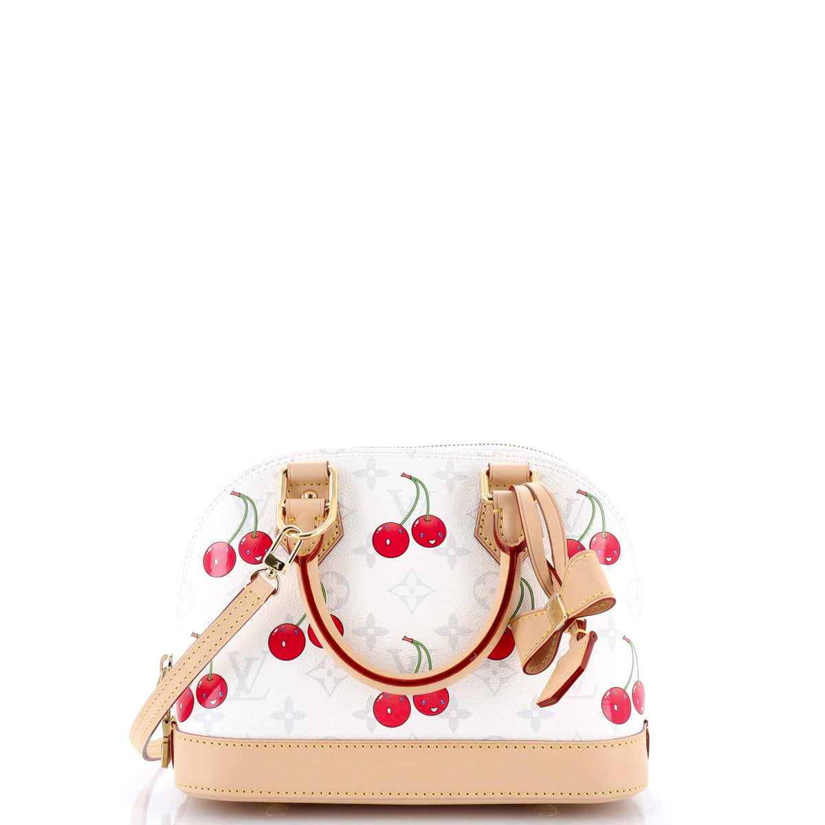 Louis Vuitton x Takashi Murakami Alma Handbag Limited Edition Monogram Cerises BB