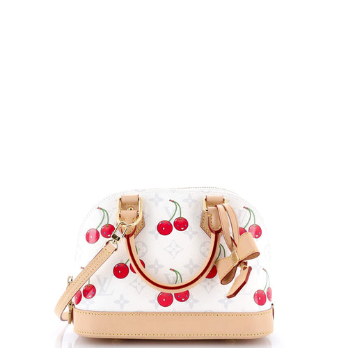 x Takashi Murakami Alma Handbag Limited Edition Monogram Cerises BB