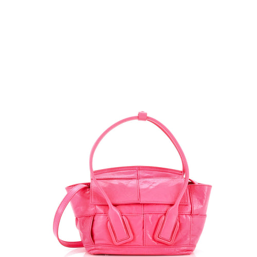 Arco Bag Maxi Intrecciato Leather Mini
