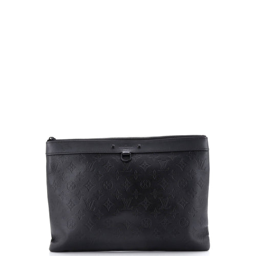 Discovery Pochette Monogram Shadow Leather GM