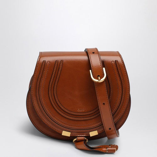 Women's Marcie Small Saddle Bag in Brown | Size UNICA | CHC24AS680N57