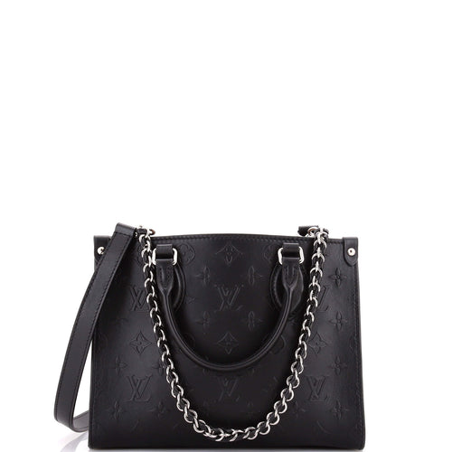 OnTheGo Tote Monogram Bold Leather PM