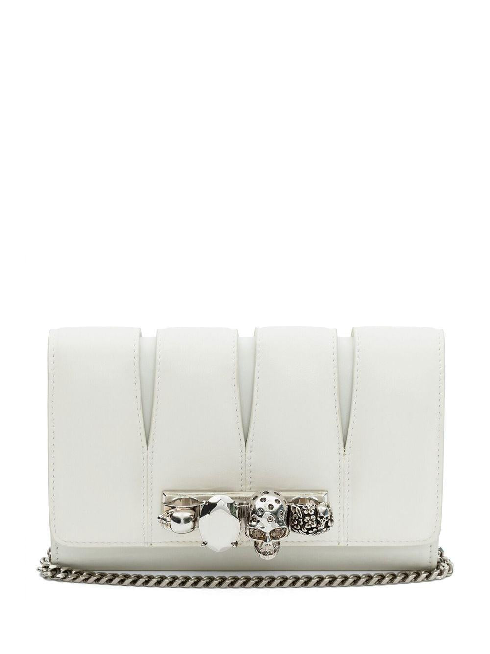 Alexander Mcqueen Women's The Slash Clutch in Soft Ivory | 732795DYTCB9210