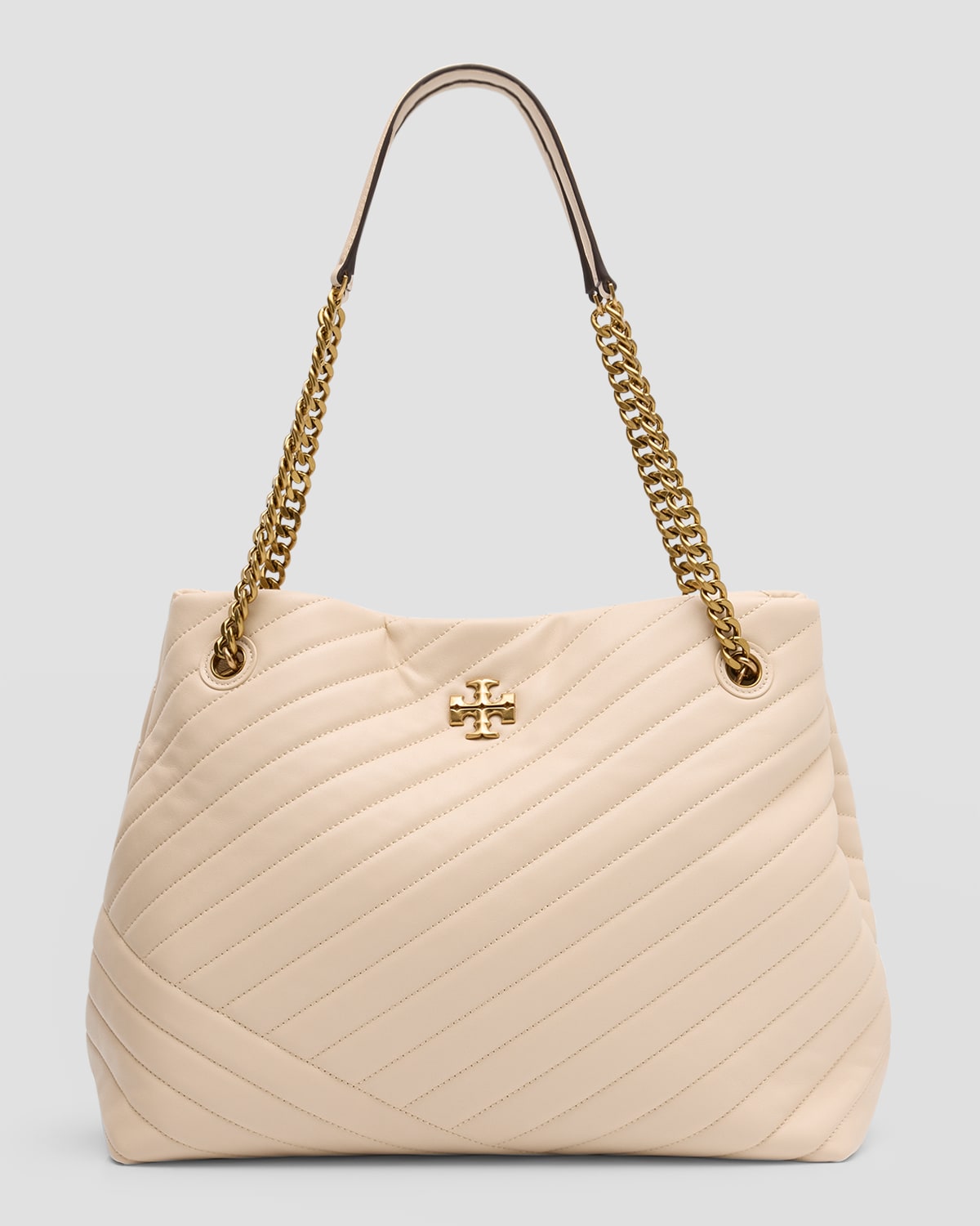 Tory Burch Kira Chevron-Quilted Leather Tote Bag