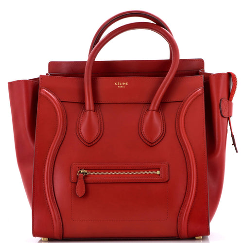 CELINE Luggage Bag Smooth Leather Mini
