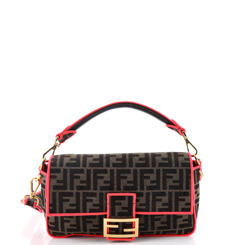 FENDI Baguette NM Bag Zucca Canvas Medium