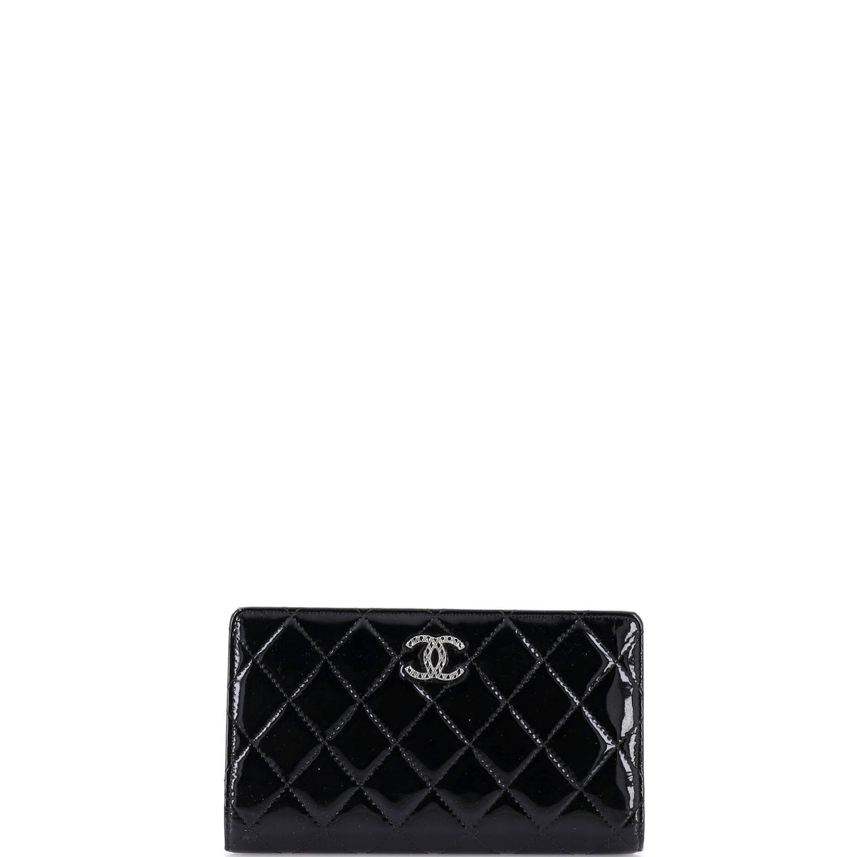Chanel CHANEL Brilliant L-Yen Wallet Quilted Patent