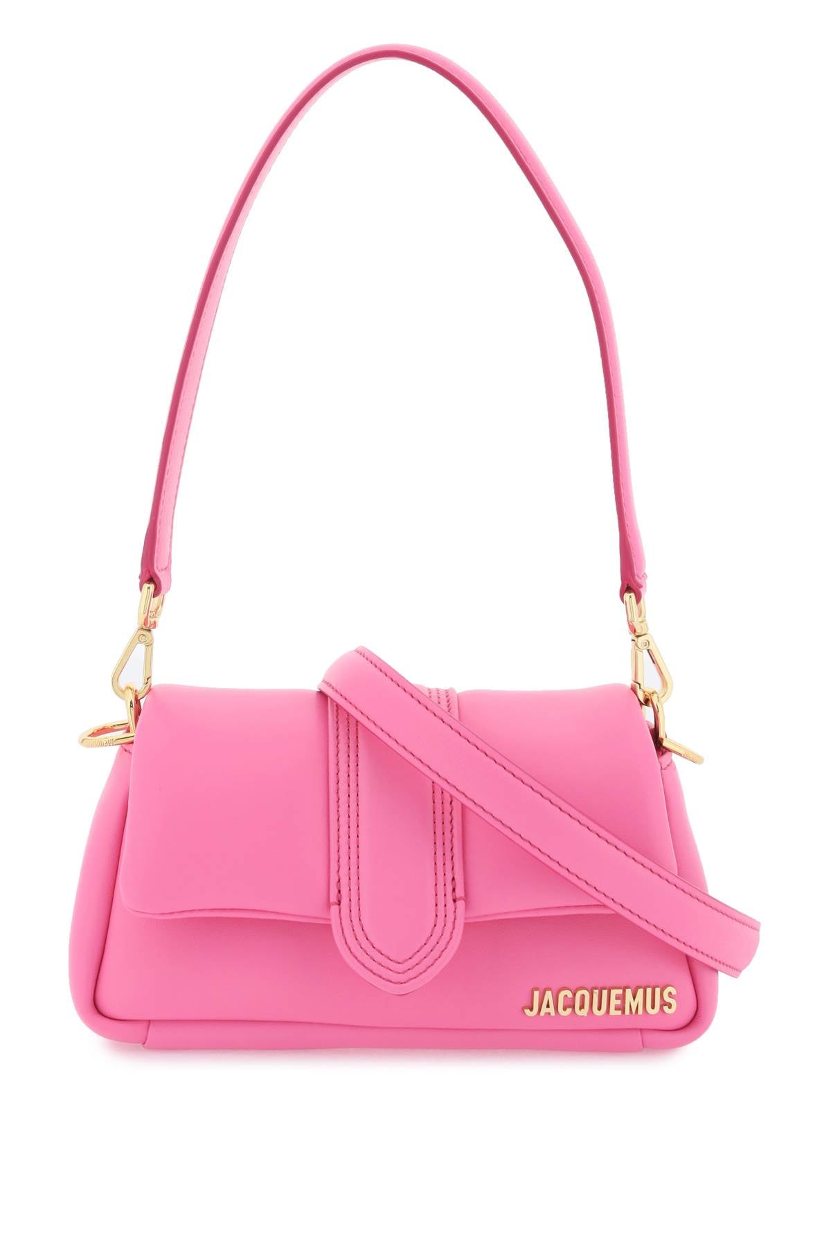 Jacquemus Women's Le Bambinou Padded Shoulder Bag in Pink & Purple | Size UNICA | 233BA3353073