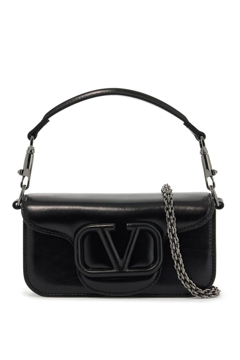 Valentino Garavani Women's Small LocÃ² Shoulder Bag in Black | 5W0B0K53HQW