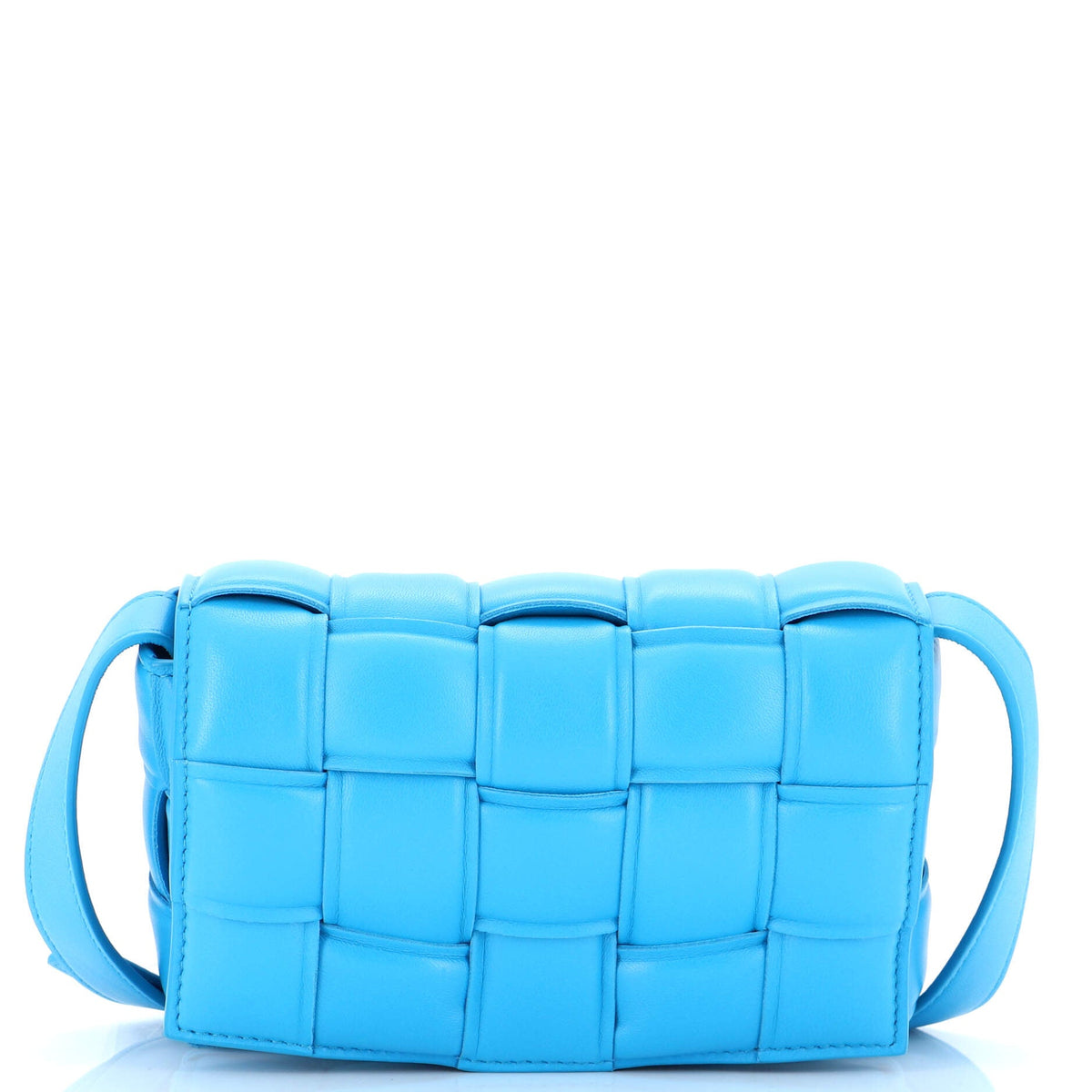 Bottega Veneta Cassette Crossbody Bag Padded Maxi Intrecciato Leather Small