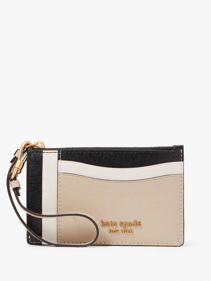 Kate Spade Au Morgan Colorblocked Card Case Wristlet